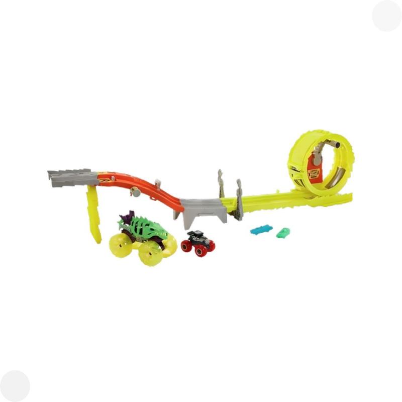 Pista Hot Wheels Monster Trucks Power Smashers HXT05 Mattel